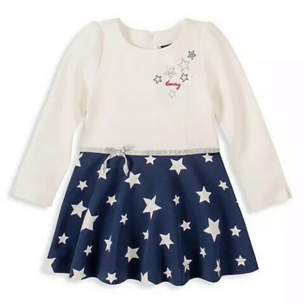 TOMMY HILFIGER Girl's Star-print A-line Dress